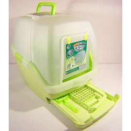 IRIS TIO-530FT 日本 IRIS 屋型貓廁- 綠色 IRIS TIO-530FT 日本 IRIS 屋型貓廁- 綠色